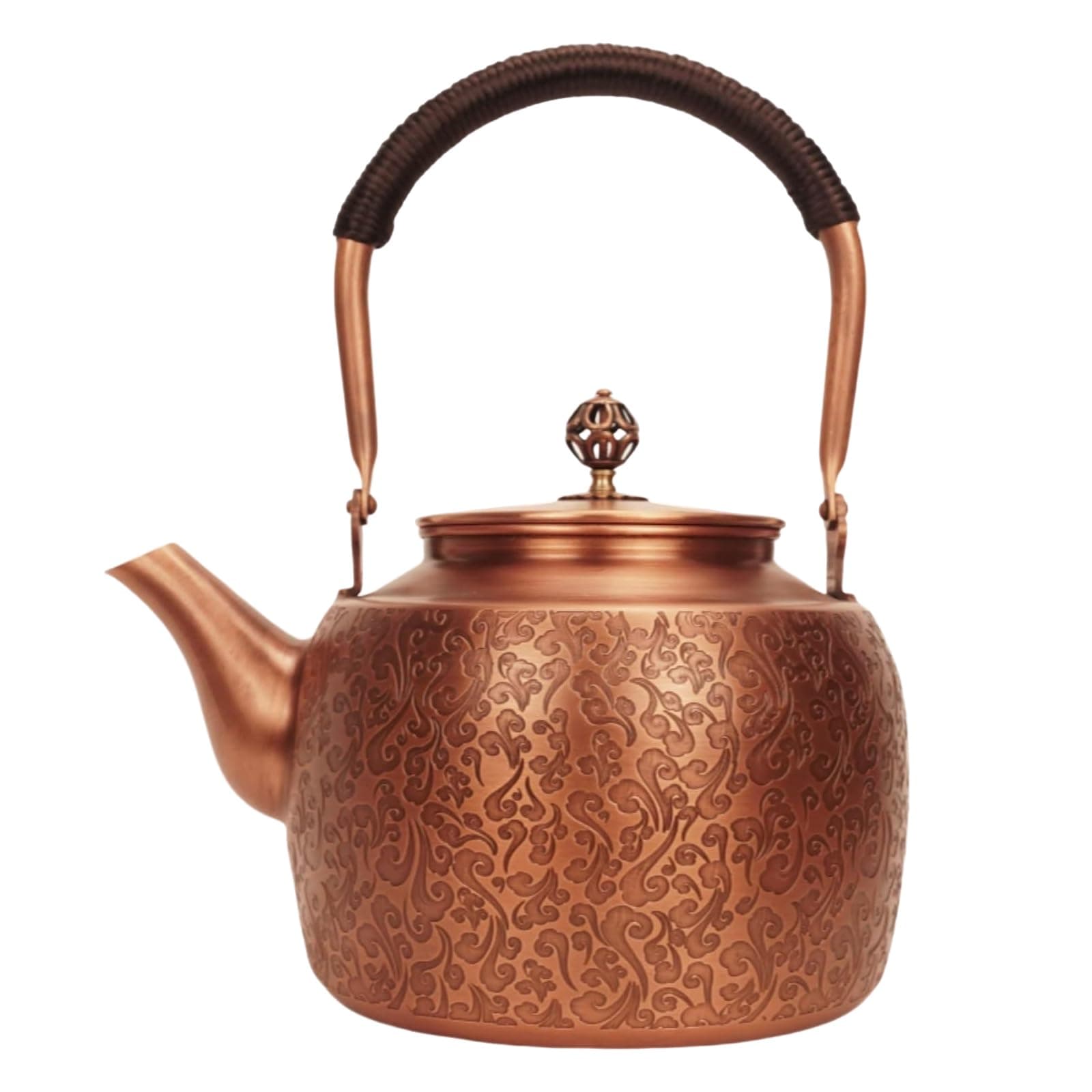 Kkekos Handmade Copper Kettle Copper Teapot for Stovetop 2000ml (Type3)