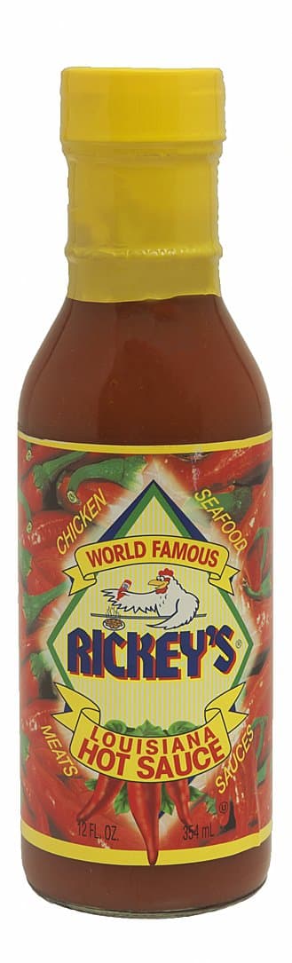 Rickey's World Famous Louisiana Hot Sauce - 12 oz