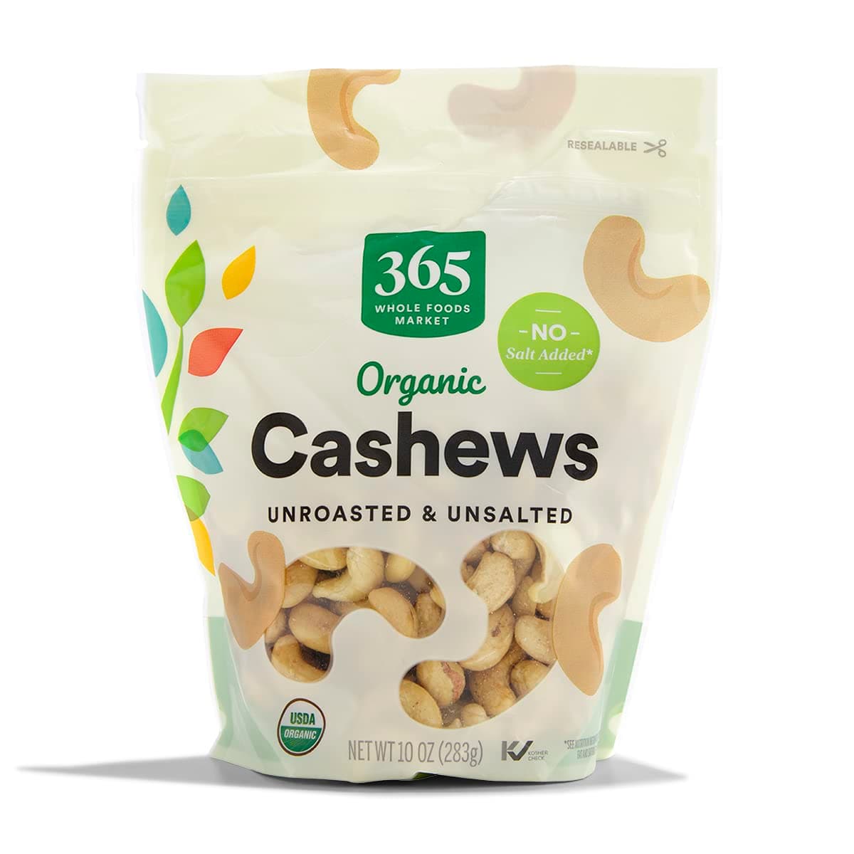 365 by Whole Foods Market, Organic Cashews, 10 Ounce