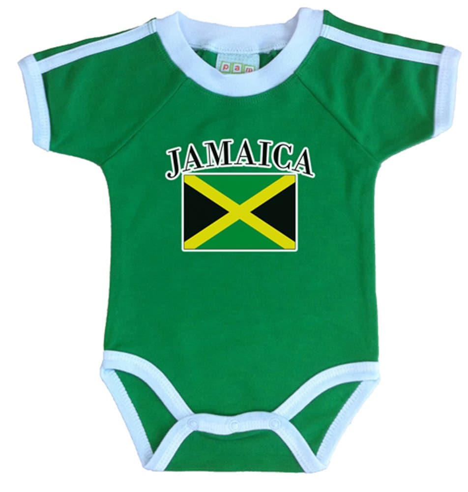 PAM GM Jamaica Bodysuit with white piping 3 Months