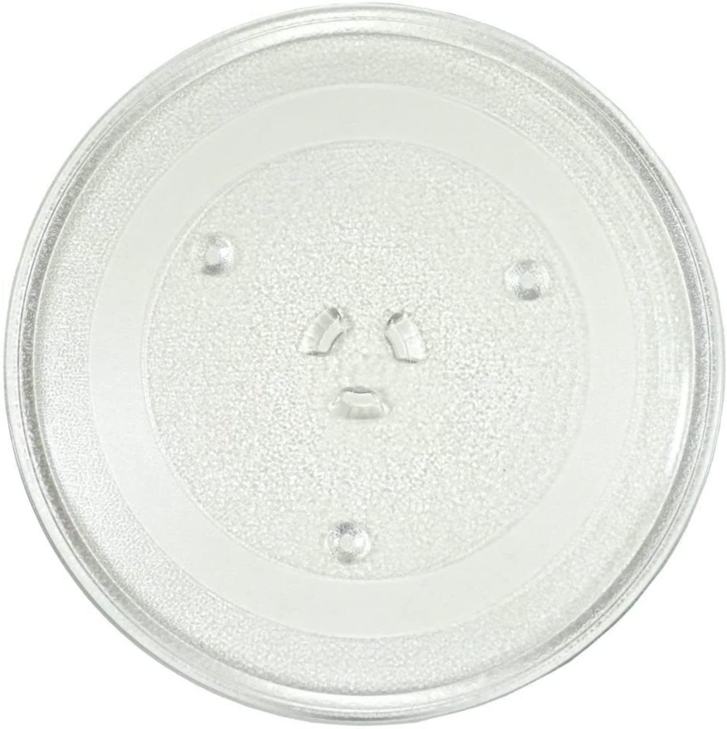 WHITEFLIP 10 Inch/255 MM/25.5 CM Microwave Glass Turntable Plate/Microwave Rotation Plate/Turntable Glass Tray Compatible with Samsung-G273V Microwave Oven