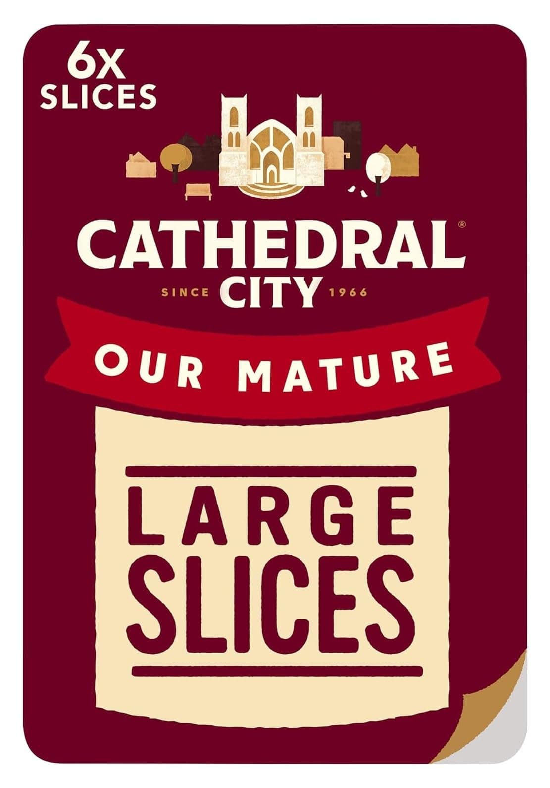Cathedral City Mature Cheddar Cheese 6 Slices 150 g