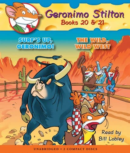 Surf's Up, Geronimo! / The Wild, Wild West (Geronimo Stilton Audio Bindup #20 & 21): Surf's Up, Geronimo & the Wild, Wild West Audio CD – Unabridged, October 1, 2010