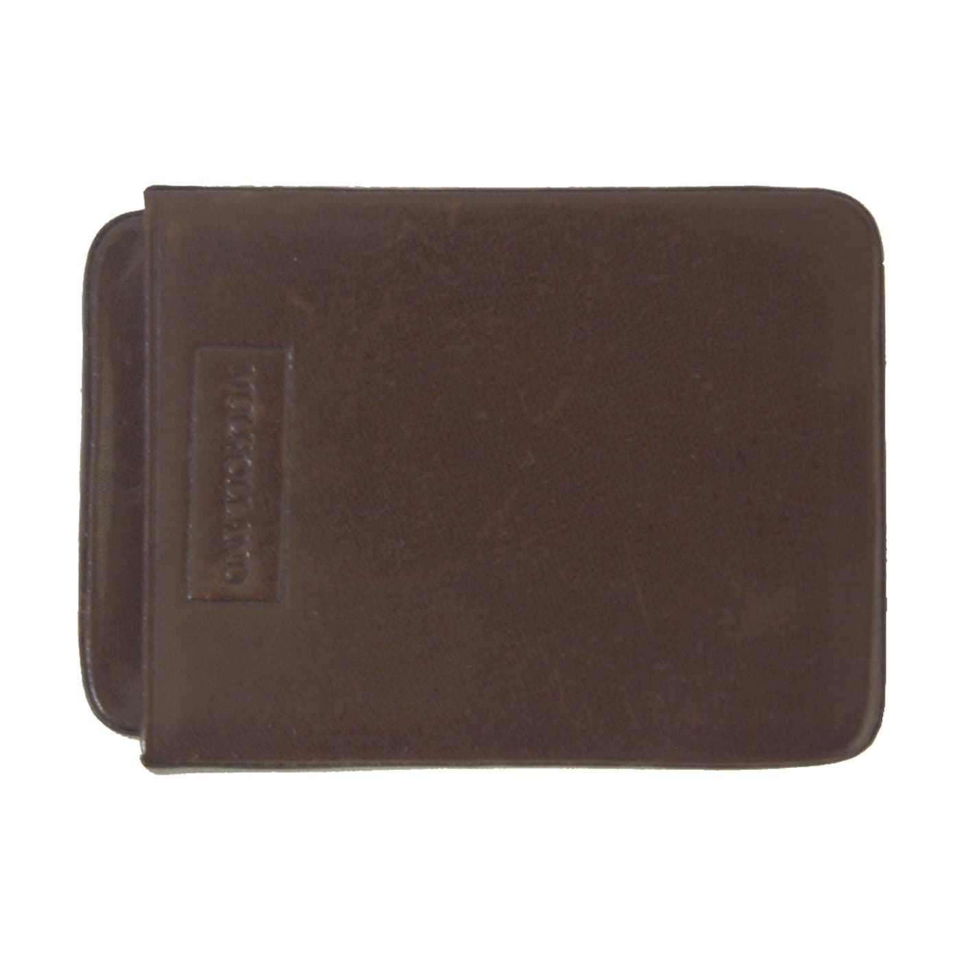 Sliding Leather Business Card Case Color: Stout