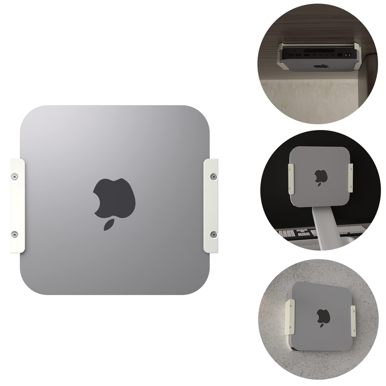 Mac mini Mount | Custom Mount for The Mac mini, VESA Compatible, Wall Mount, Under Desk, Multiple Installation Ways