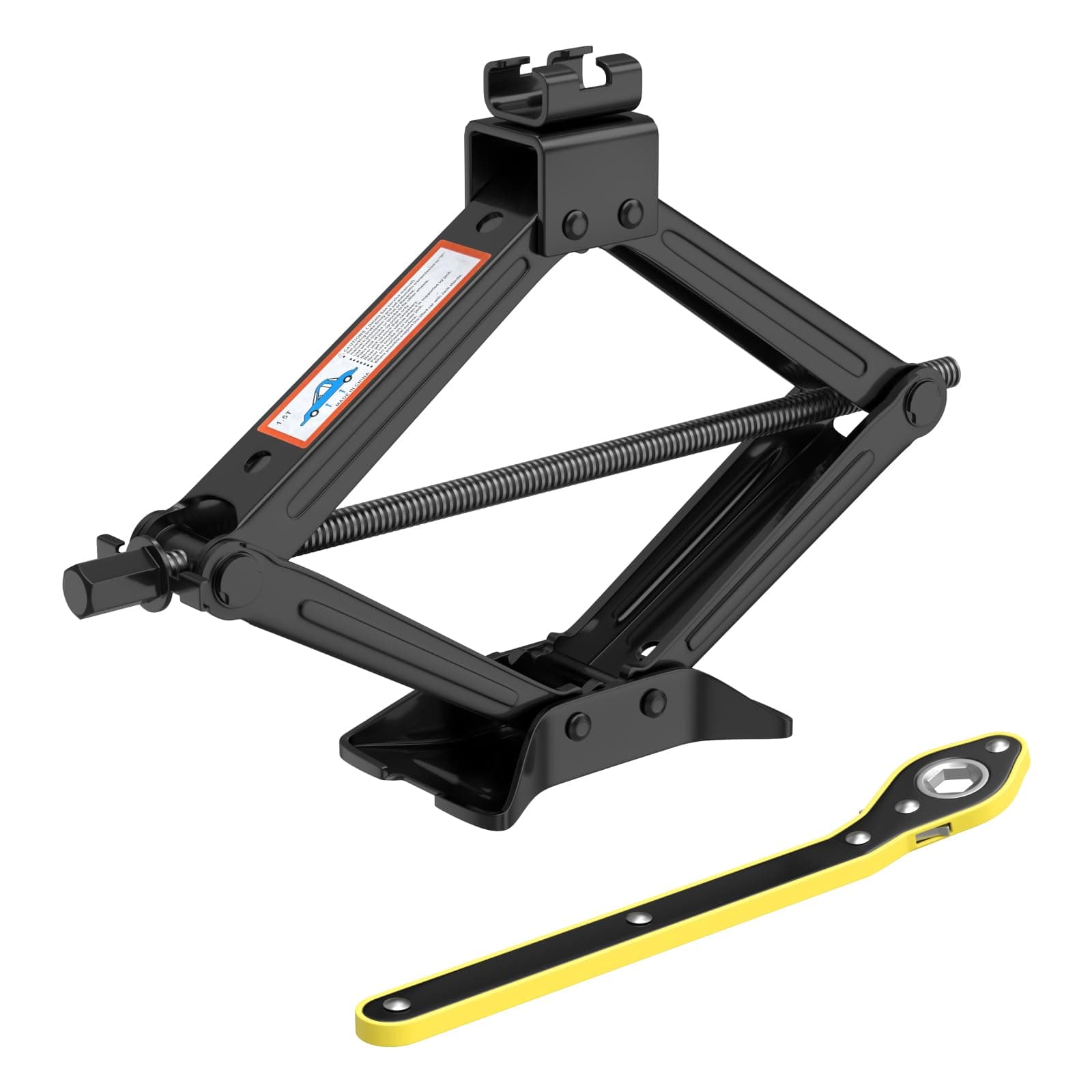 IMAYCCScissor Jack, Compact Car Jack Kit 1.5 Ton/3306 LBS,3.9"-13" Lifting Range Car Lift Jack,Portable Tire Change Kit for Cars/SUVS/Sedans