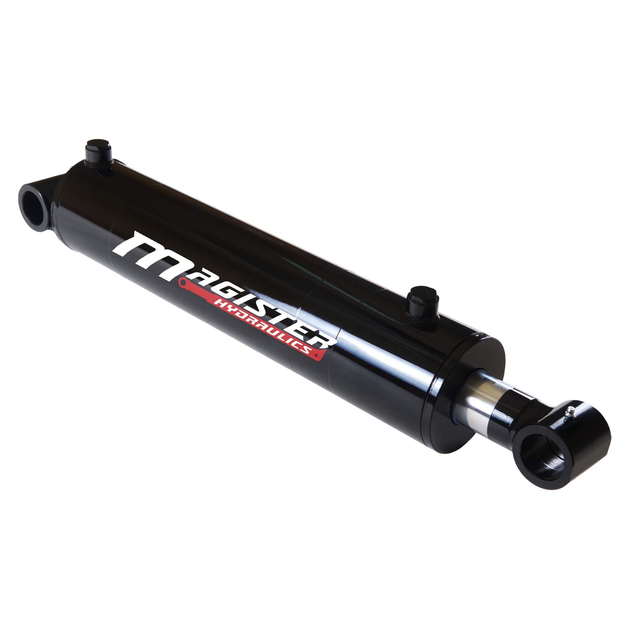 Magister Hydraulics Double Acting Hydraulic Cylinder - Cross Tube Hydraulic Cylinder 3" Bore 16" Stroke - UniversalHydraulic Cylinders (3x16)