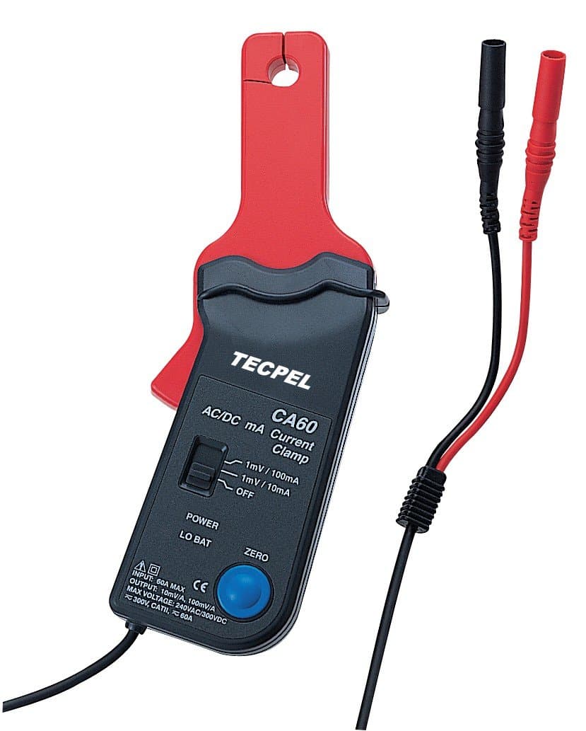 Tecpel AC/DC Current clamp transmitter 60A CA-60