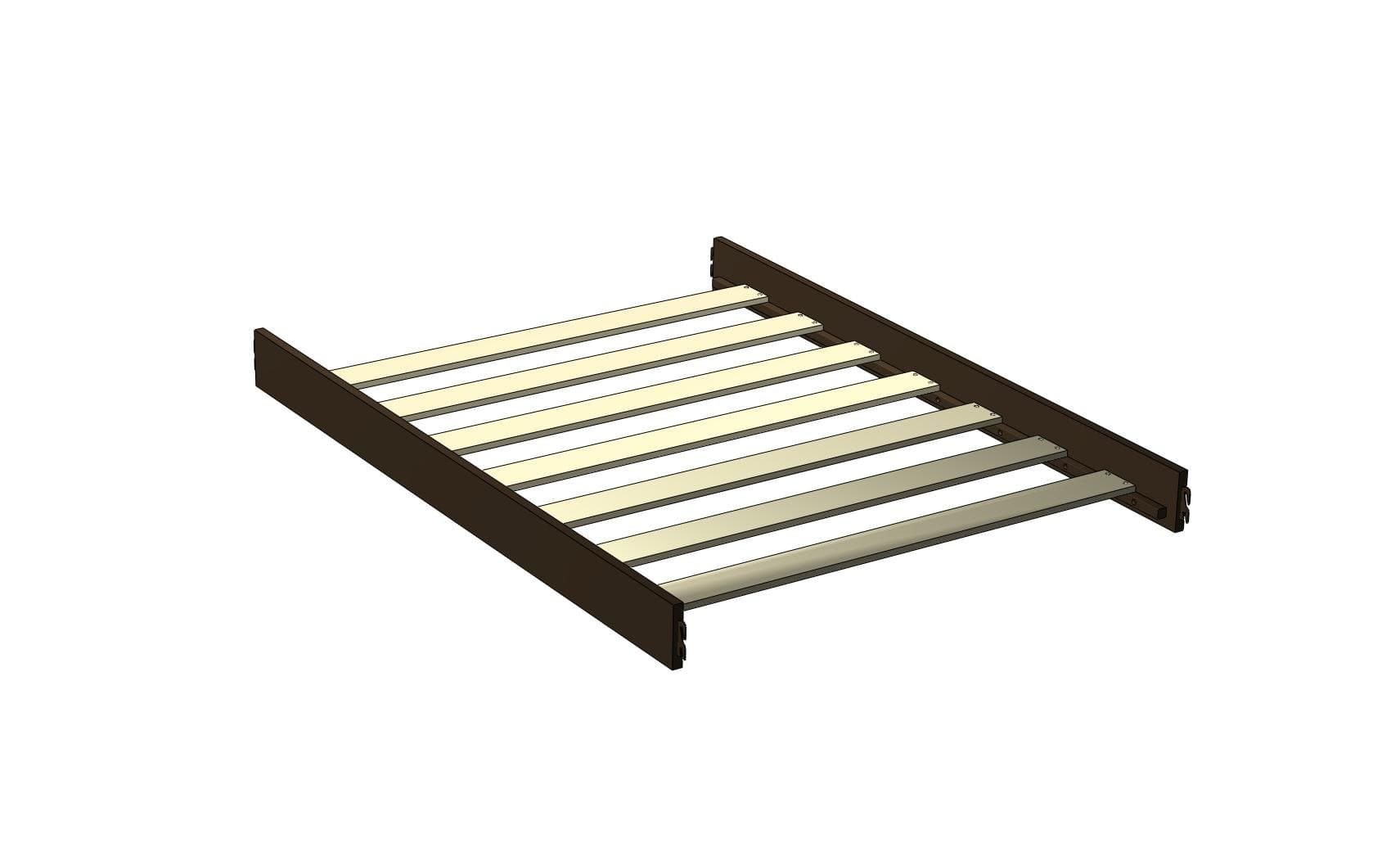 Imagio Baby Summit Park Bed Rail Conversion Kit, Chocolate Mist