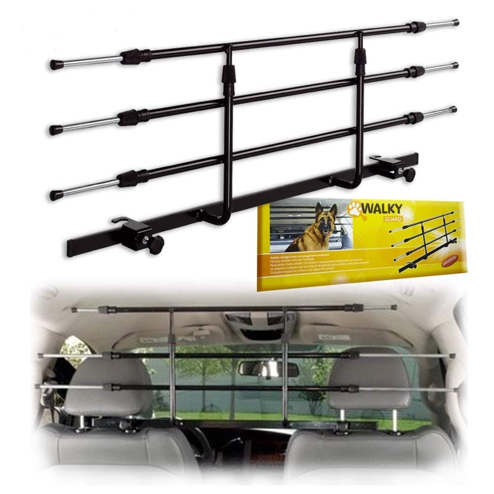 Walky Guard Adjustable Car Barrier for Pet Automotive Safety