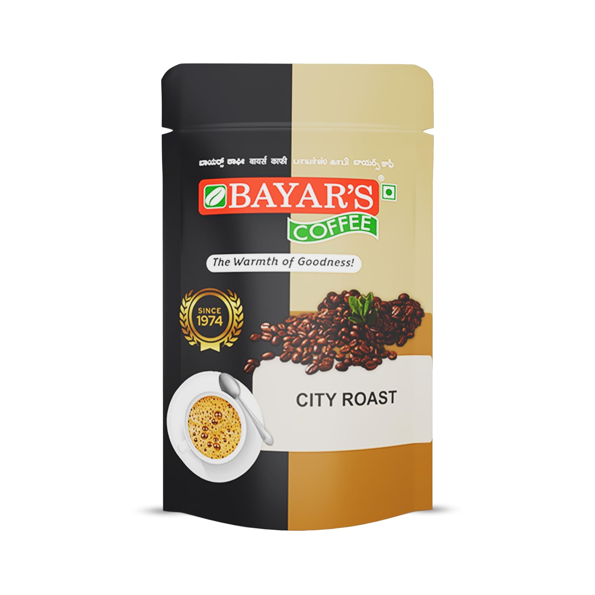 Bayar's Coffee City Roast Filter Coffee Powder 500g | Authentic South Indian Blend with 70% Coffee & 30% Chicory | Freshly Roasted & Ground for Rich Aroma & Taste