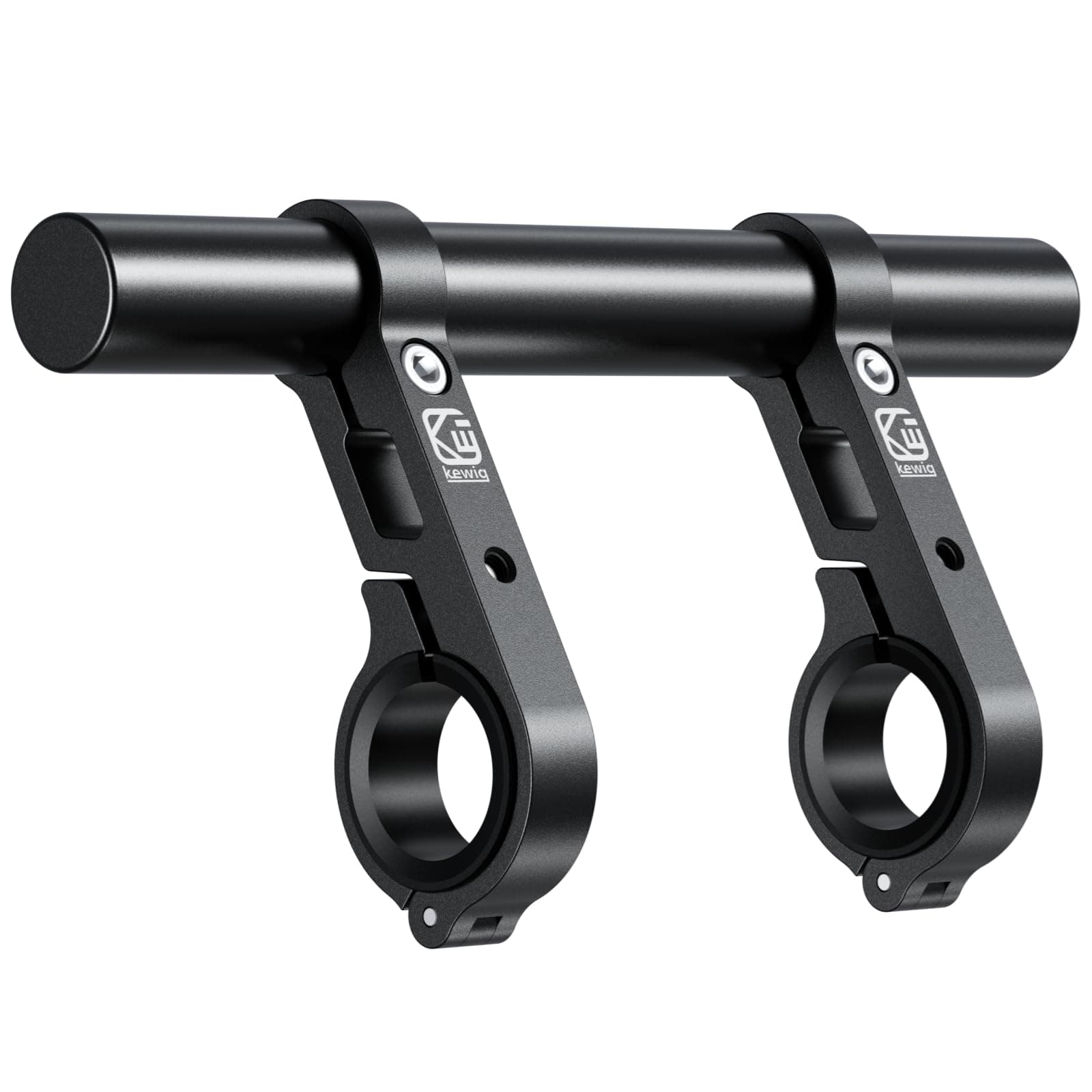 BRCOVAN Aluminum Alloy Handlebar Extender Extensions with 8'' Long Cross Bar with Double Clamp Mounting Base Fit 0.875'' / 1'' / 1.125'' / 1.26'' Handlebars for Bike Bicycle Motorcycle Scooter ATV