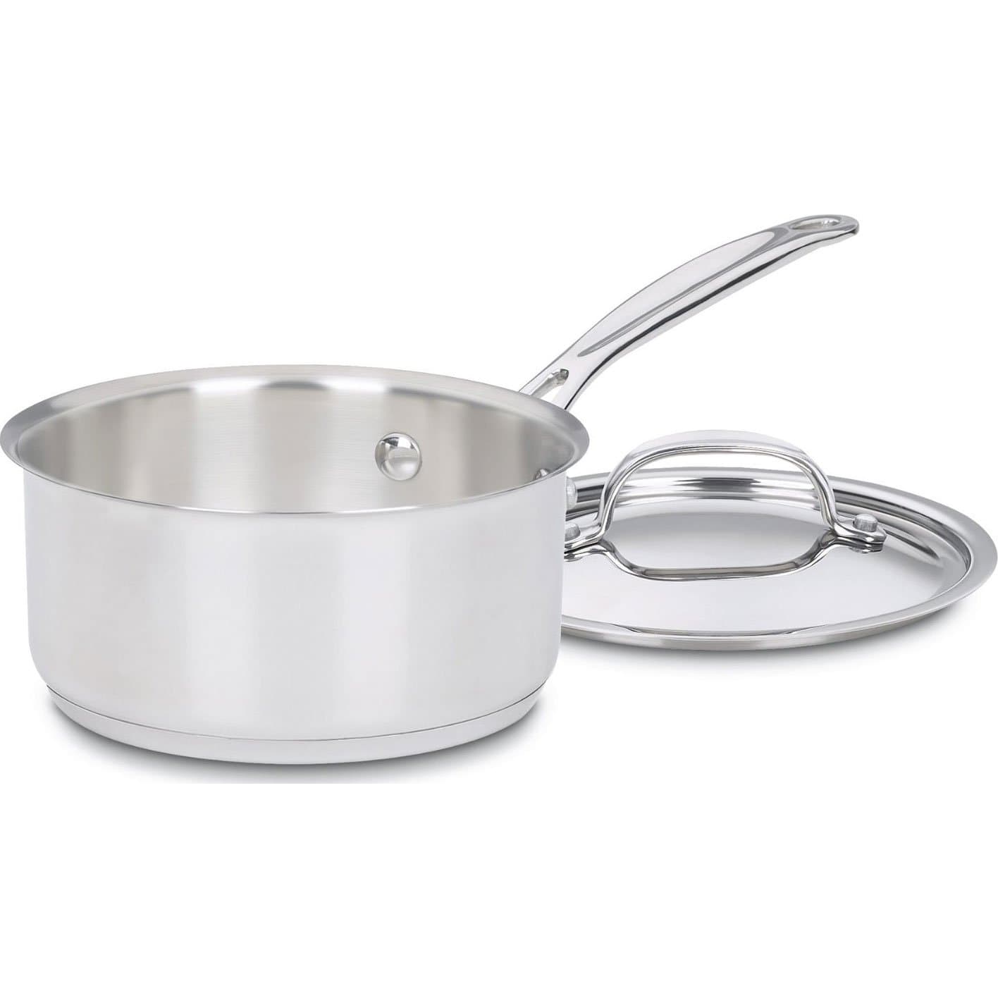 1 Quart Saucepan w/Cover, Chef's Classic Stainless Steel Cookware Collection, 719-14