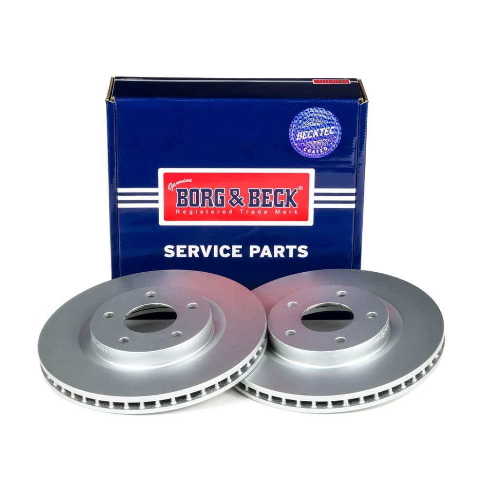Borg & Beck BRAKE DISC PAIR Nissan Qashqai 07 -