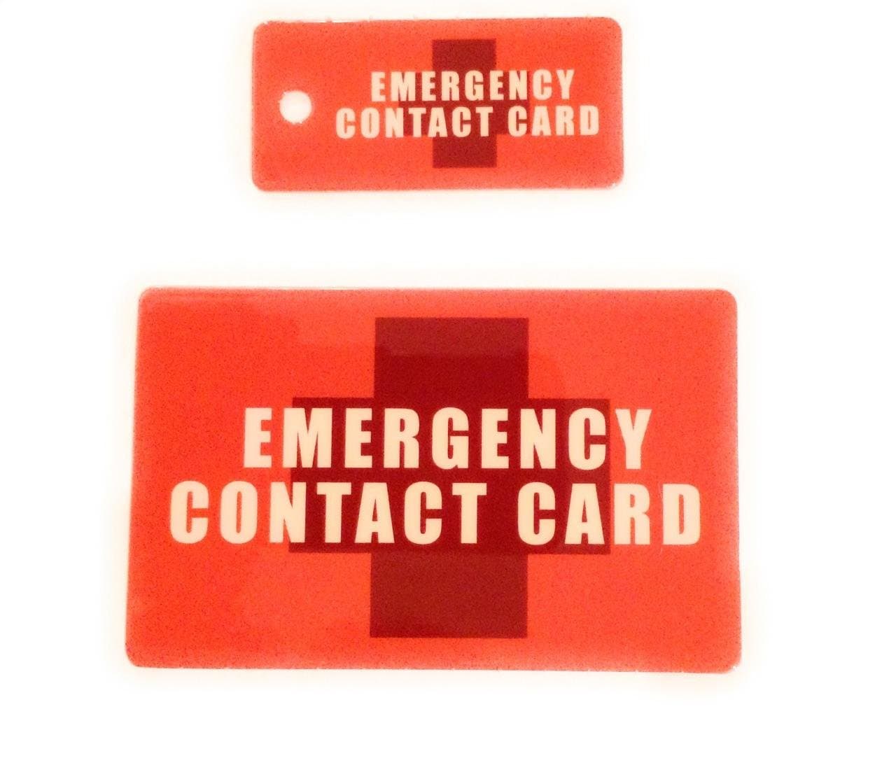 Protect My Loved One Emergency Contact Card