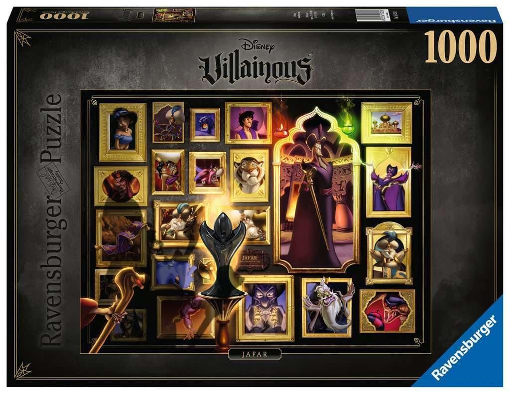 Ravensburger 1000-Piece Disney Villainous: Jafar Jigsaw Puzzle – Premium Matte Finish, Interlocking Precision Pieces, Vibrant Disney Art featuring Jafar & Friends – Ideal Gift | 15023-6