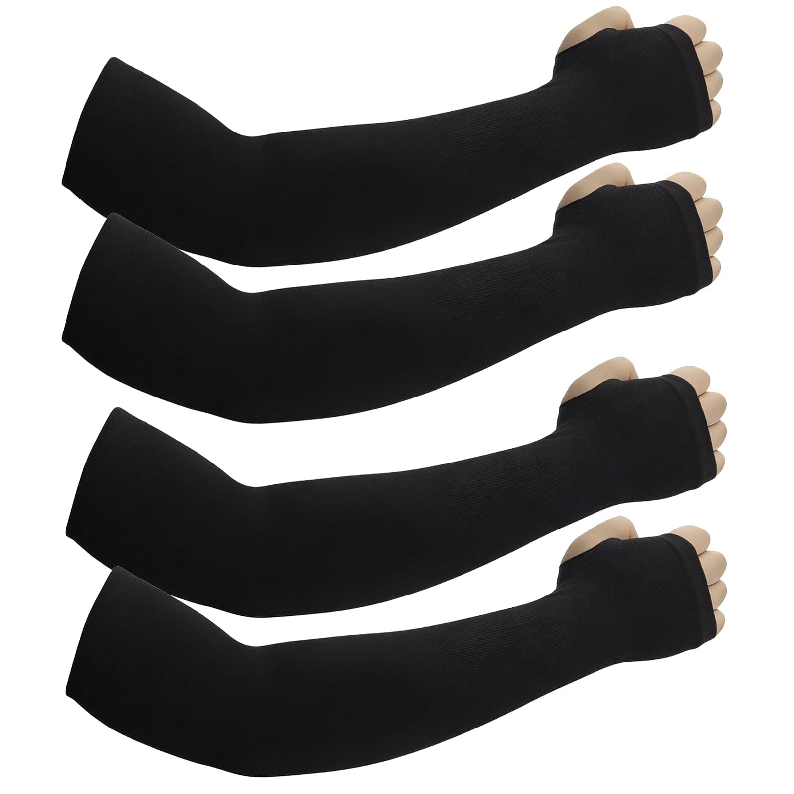 Sun Protection Arm Sleeves With Thumb Holes for Men Women,Cooling Compression UV Arm Cover,Outdoor Sports Sleeve Arm