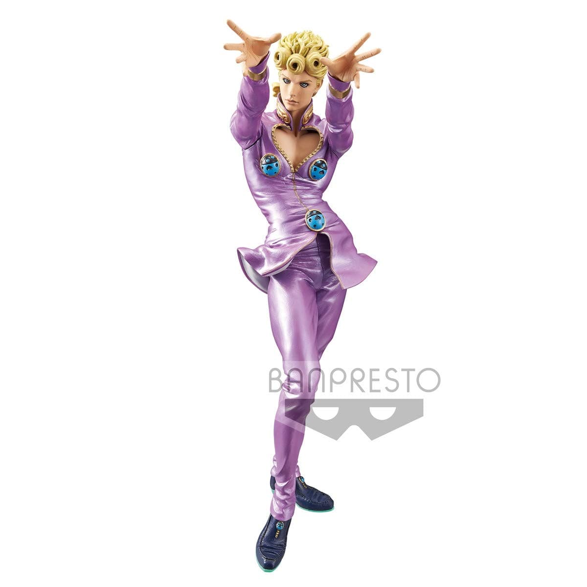 Banpresto JoJo's Bizarre Adventure Golden Wind Grandista-Giorno Giovanna Toy, Multicolor