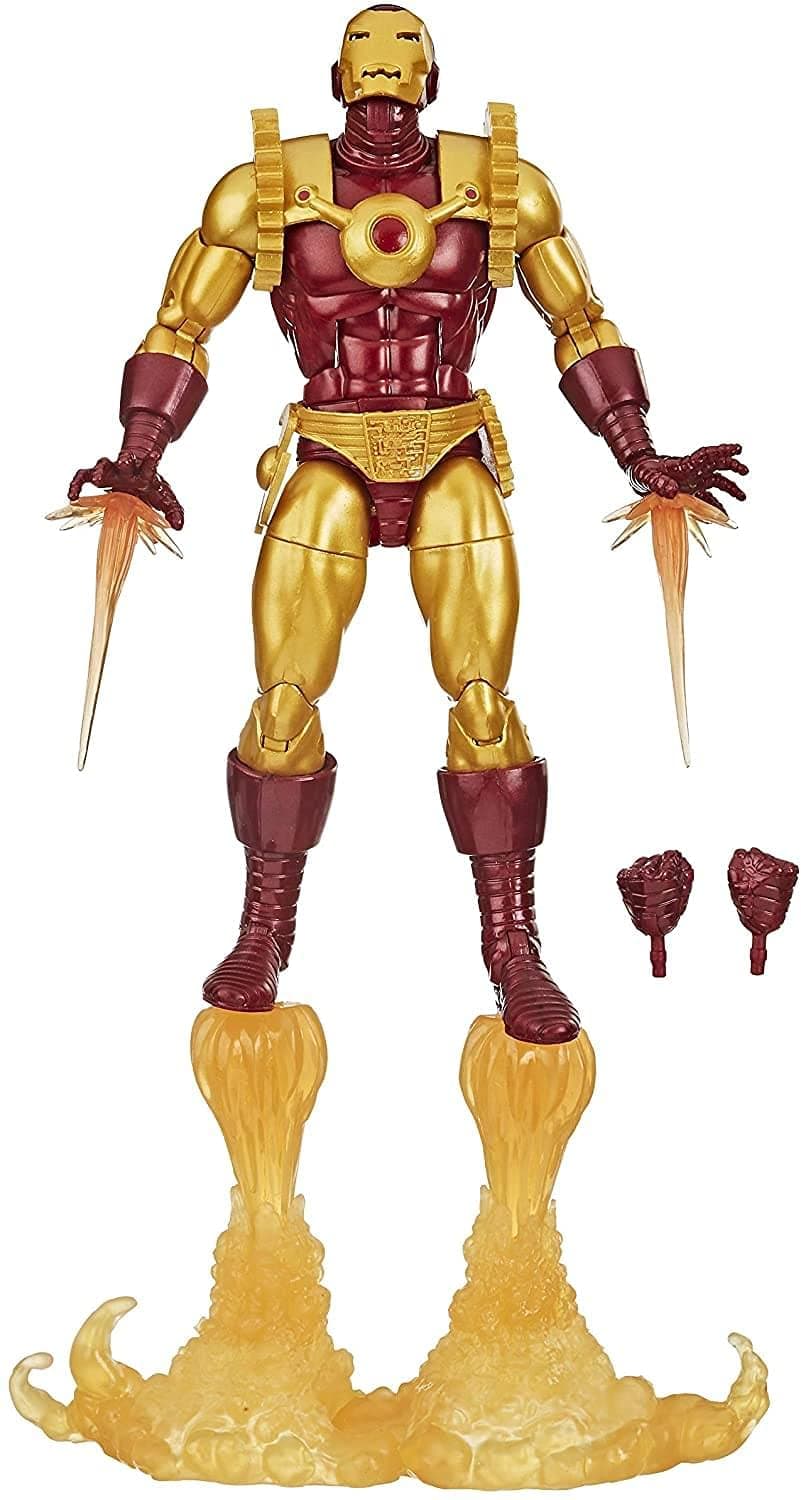 Marvel Hasbro Legends Series Iron Man 6-inch Collectible Action Figure Iron Man 2020 Toy, Premium Design and 8 Accessories, Ages 4 And Up