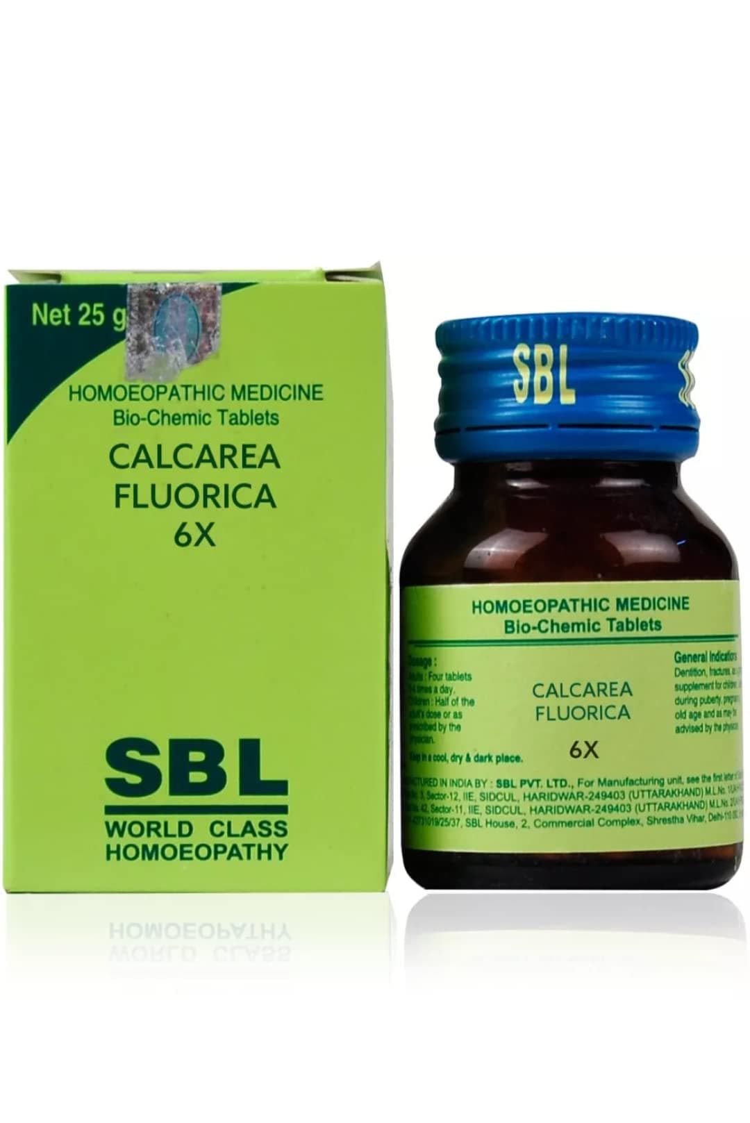 Swasti Homeopathy SBL Calcarea Fluoricum 6X | Pack of 3 |