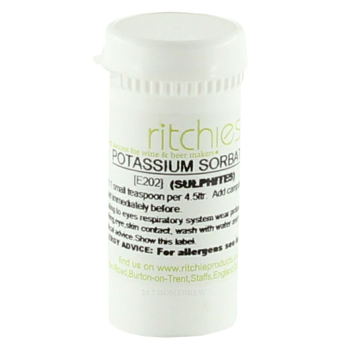 Ritchies Potassium Sorbate 25g