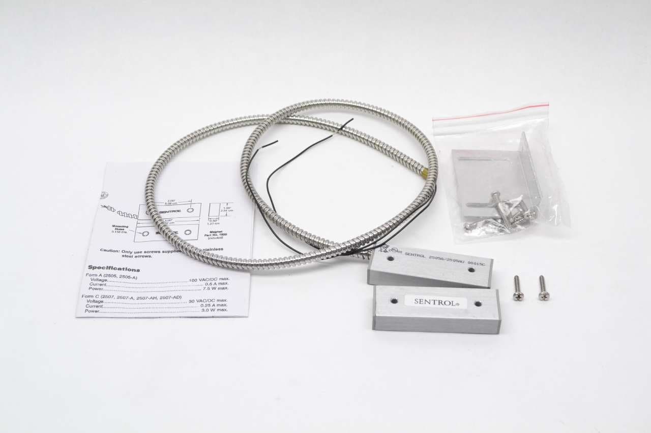 SENTROL 2505A-L ARMORED DOOR CONTACT KIT SER 2500 100V-AC 7.5W SWITCH B475924