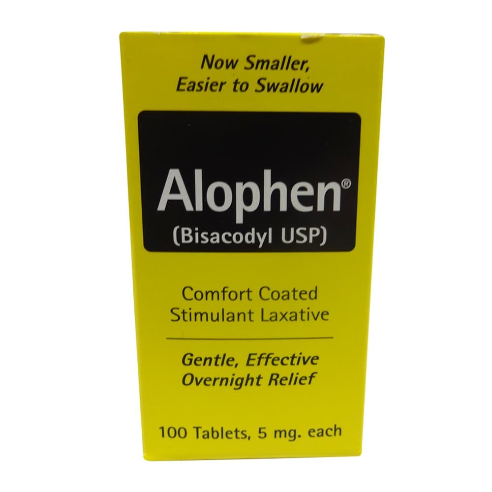 Alophen Alophen Enteric Coated Stimulant Laxative Tablets Ea 100 Count