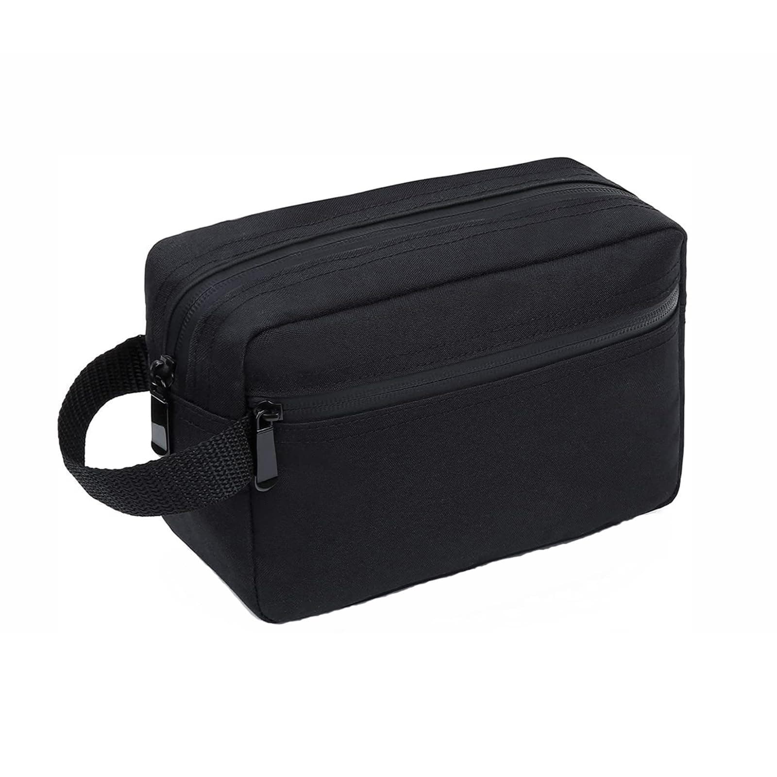 HORTYKEYTravel Toiletry Bag,Waterproof Cosmetic Travel Organizer Bag for Men (Black)