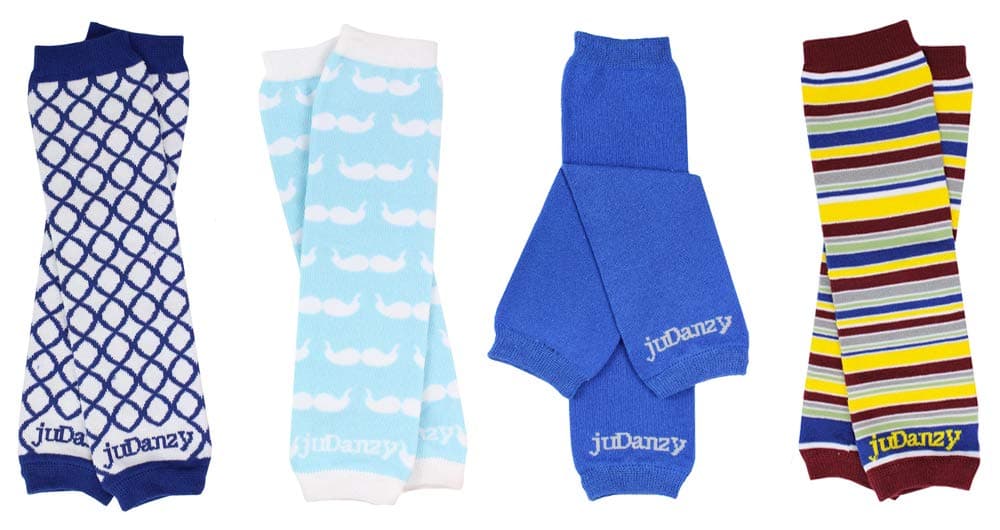 Newborn Organic Baby Leg Warmers (Newborn-15 pounds) (Organic Boys 4-Pack)