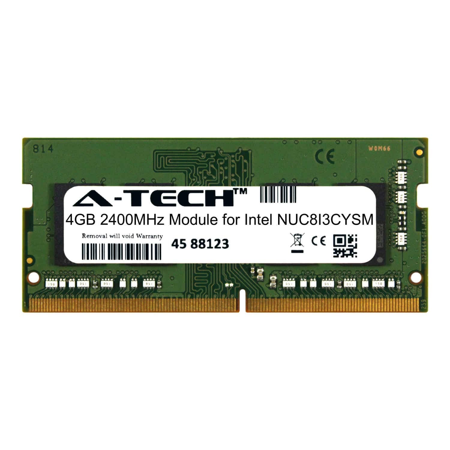 A-Tech 4GB Module for Intel NUC8I3CYSM Laptop & Notebook Compatible DDR4 2400Mhz Memory Ram (ATMS370363A25824X1)