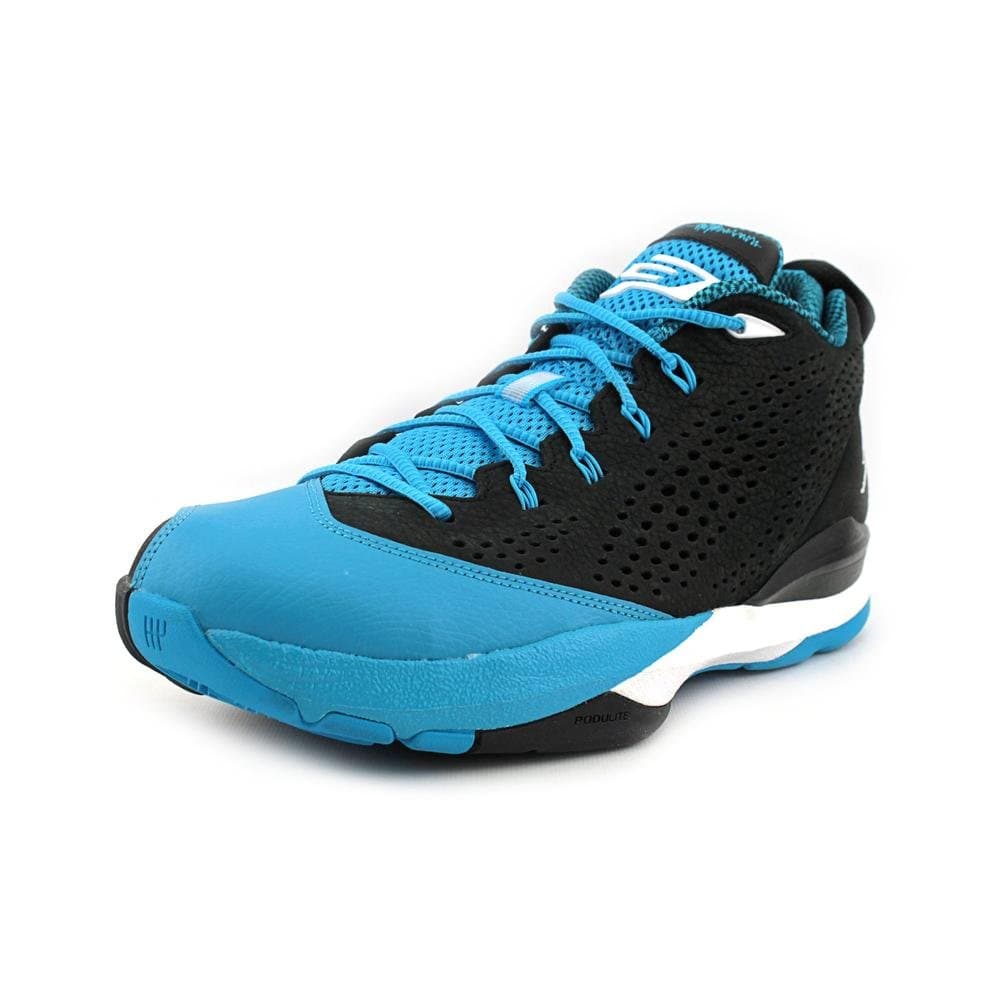 Jordan Cp3. VII Mens Black Leather Sneakers Shoes-black/blue-11.5