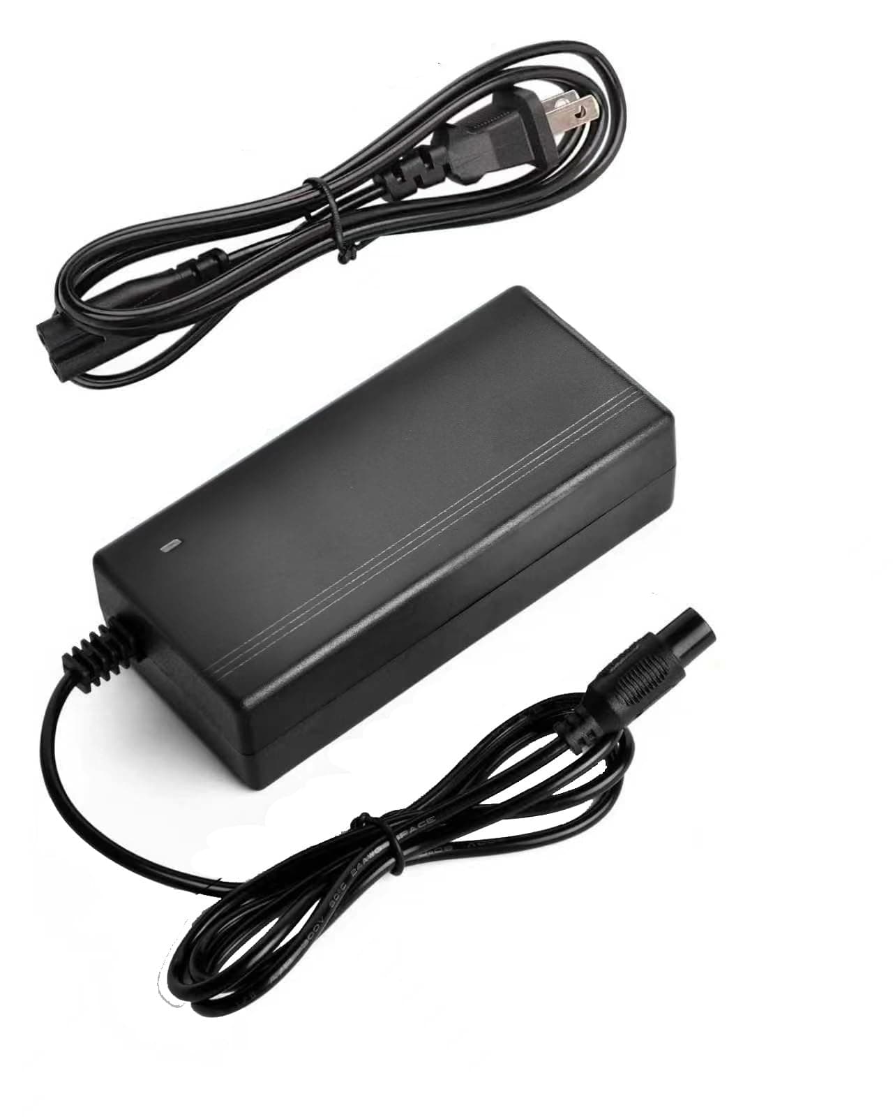 42V Replacement Charger 3-Prong, 42V 2A Electric Scooter Charger-36V Power Adapter for Jetson, Hover-1, Swagtron, Hoover, Razor, Gotrax