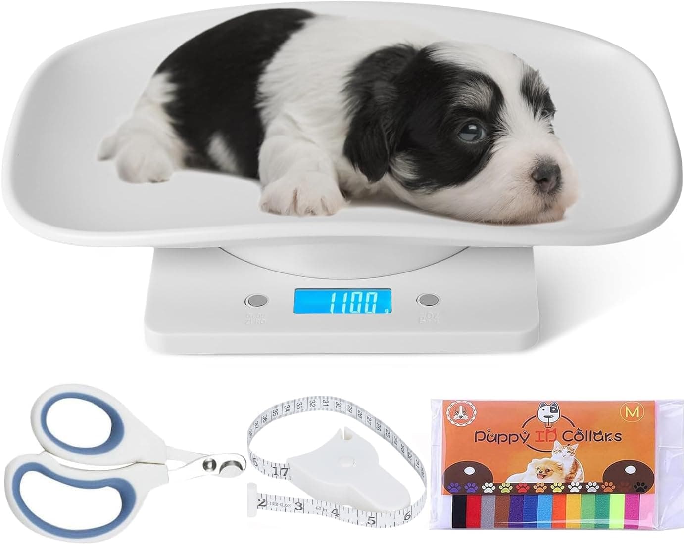 Digital Pet Scale,Puppy Scales for Weighing,Digital Small Animals Scales for Weighing,Whelping Supplies,Kitten Scale,Baby Scales for Small Dog Cat Crawl Pet,Capacity up to 33 lb