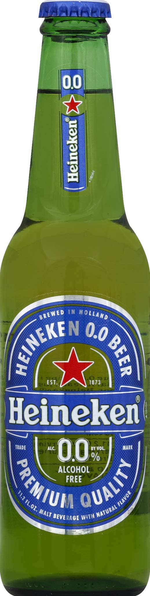 HEINEKEN, Non Alcoholic 0.0 Lager Single,330 ml, Green