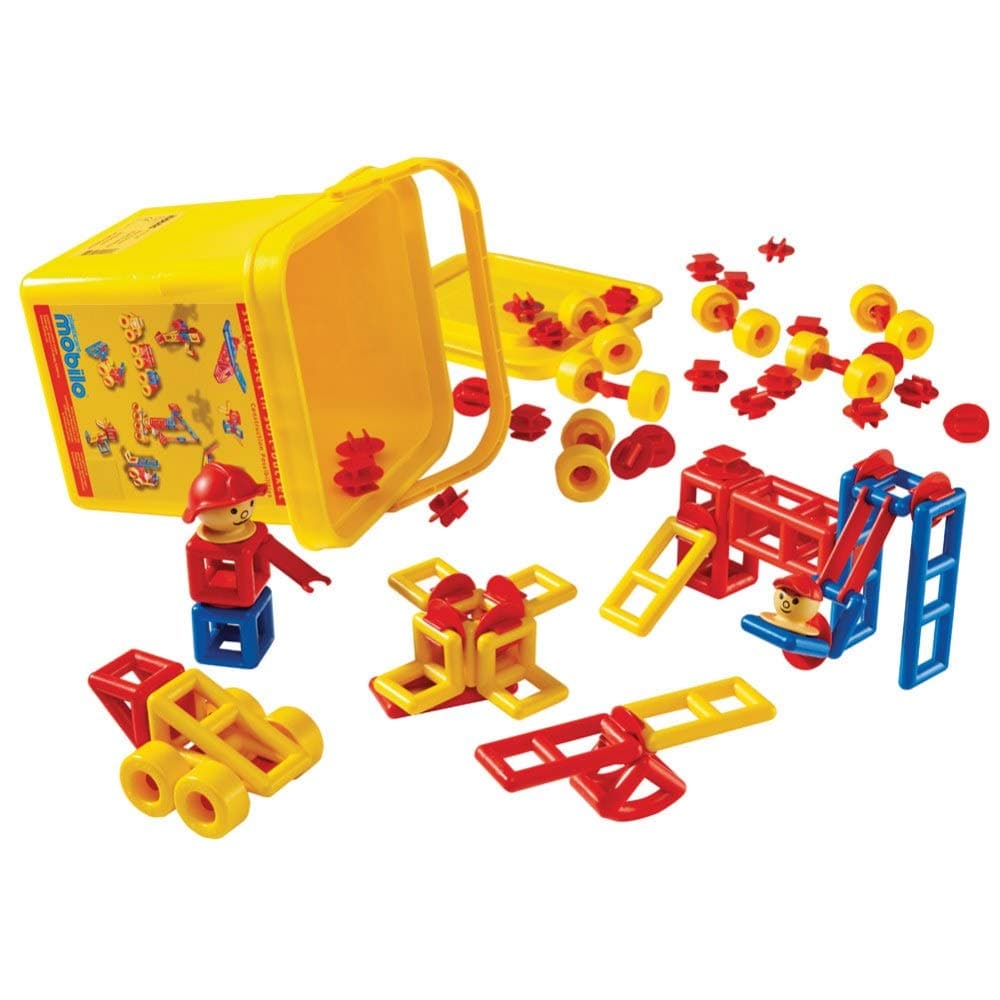 256 256-Basic Set, for 3-8 year old children, Red, Blue, Yellow, 210 x 210 x 200 millimeters