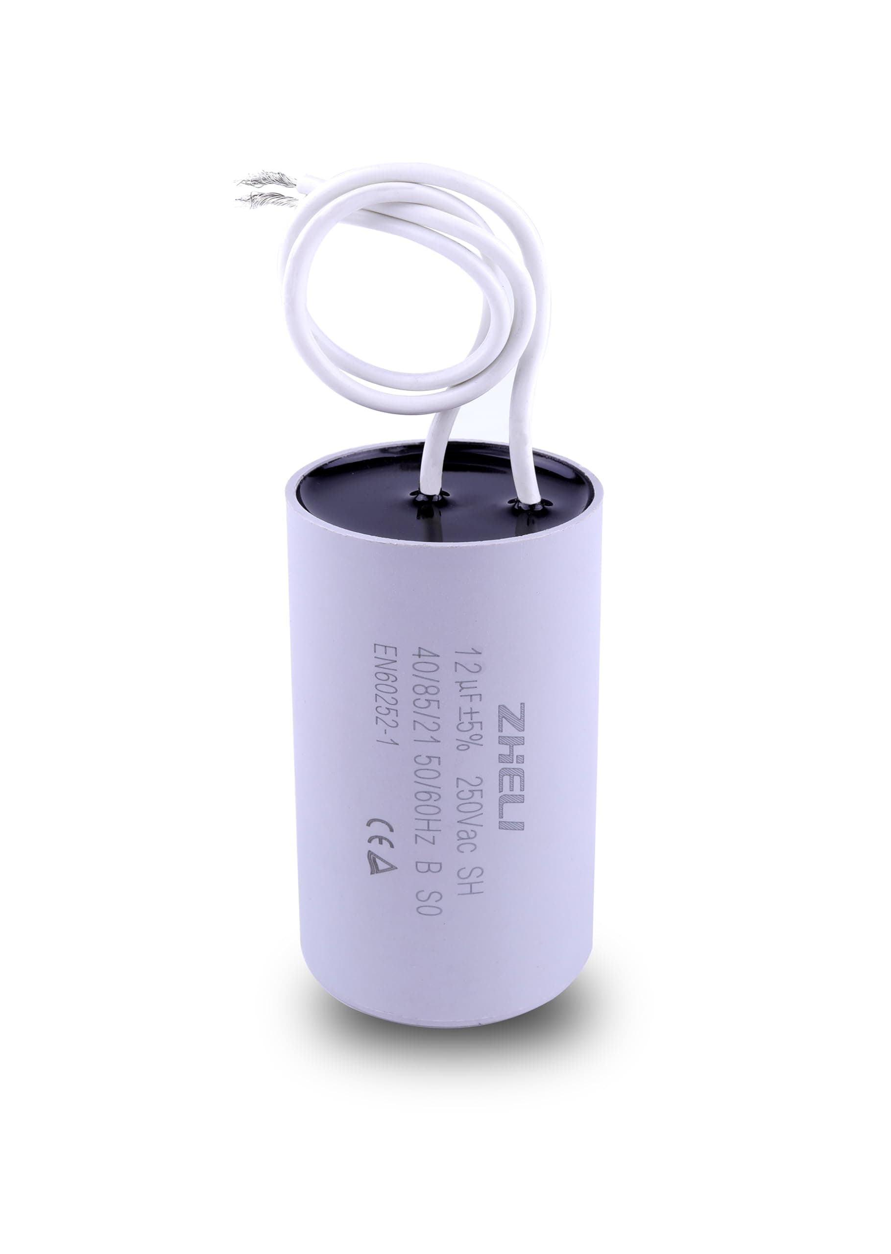 CBB60 12uf ±5% Motor Run Capacitor MFD 110/125/250VAC 50/60hz Cylindrical 52mm*35mm(12uf)