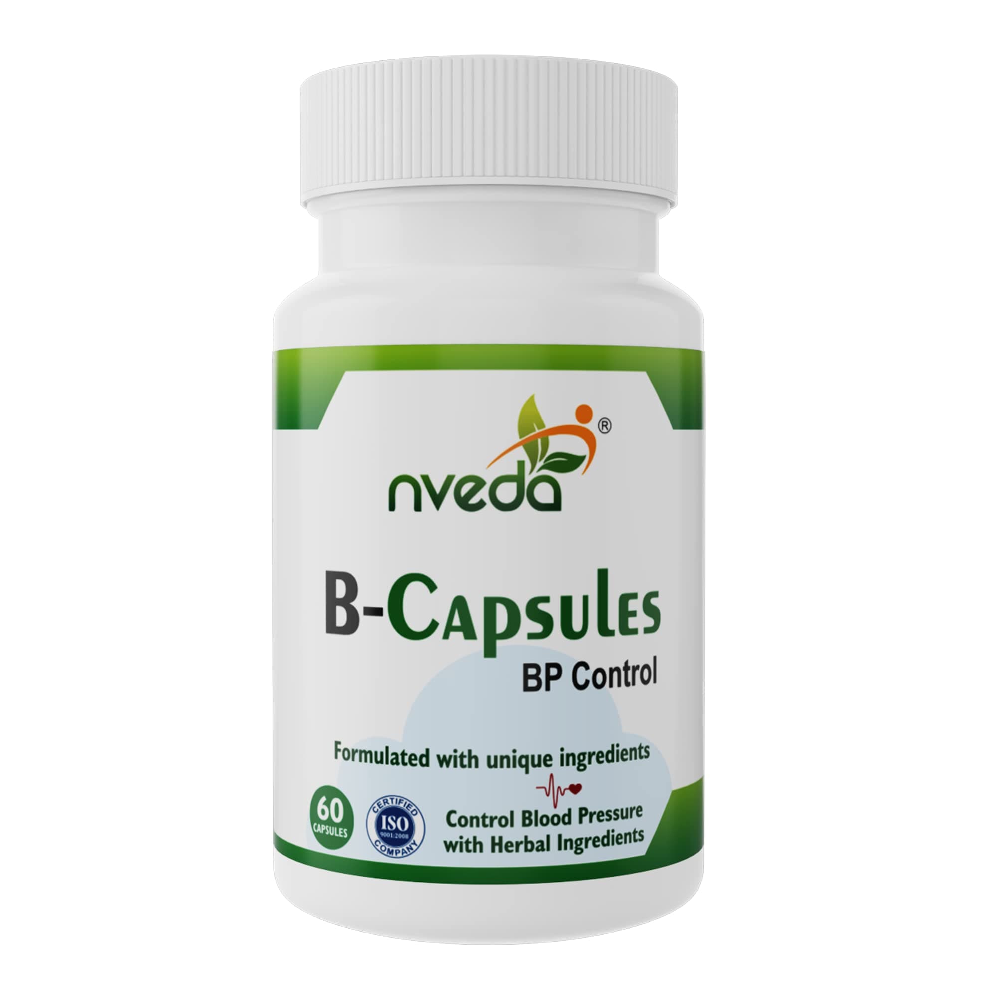 BP Support Capsules | Ayurvedic Formula for Healthy Blood Pressure Management | Heart & Circulation Support Supplement | 60 Capsules