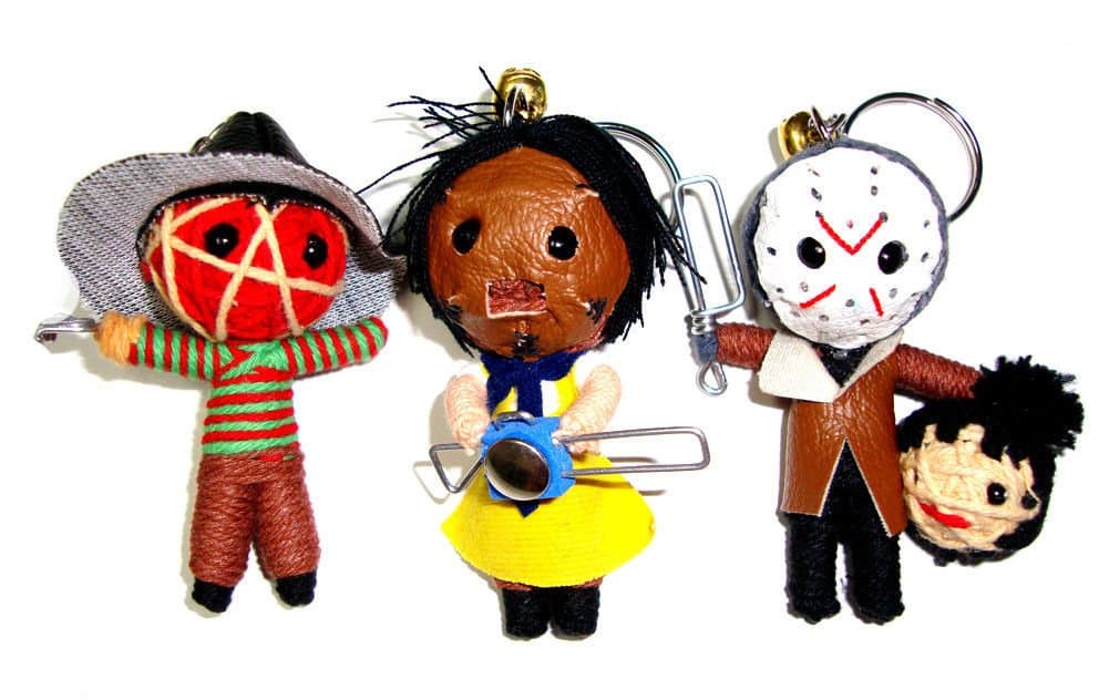 Freddy Jason Leatherface Triple Mini String Doll Set