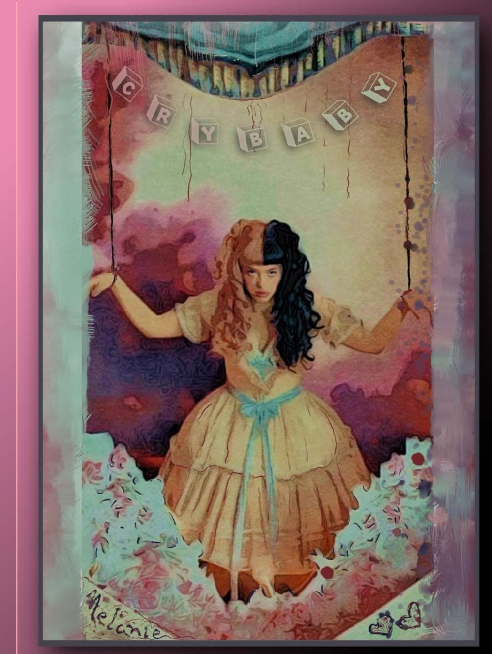 Melanie Martinez Inspired Crybaby K-12 Journal 8" x 11.5" letter-sized lined