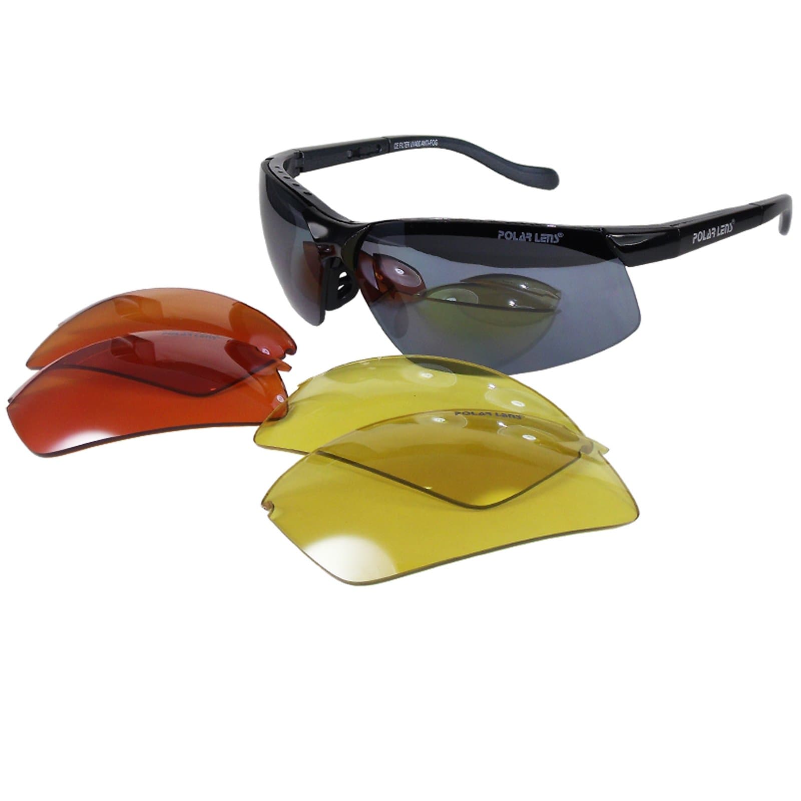 POLARLENS PS6 SILVER Mirror/CHANGABLE LENS/Highly Flexable Sports Sunglasses/Optical Quality Lenses/ANTI-FOG coating