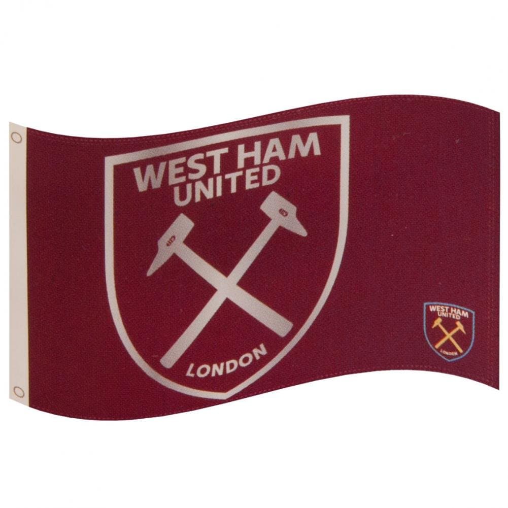 West Ham United FC Authentic EPL Crest Flag