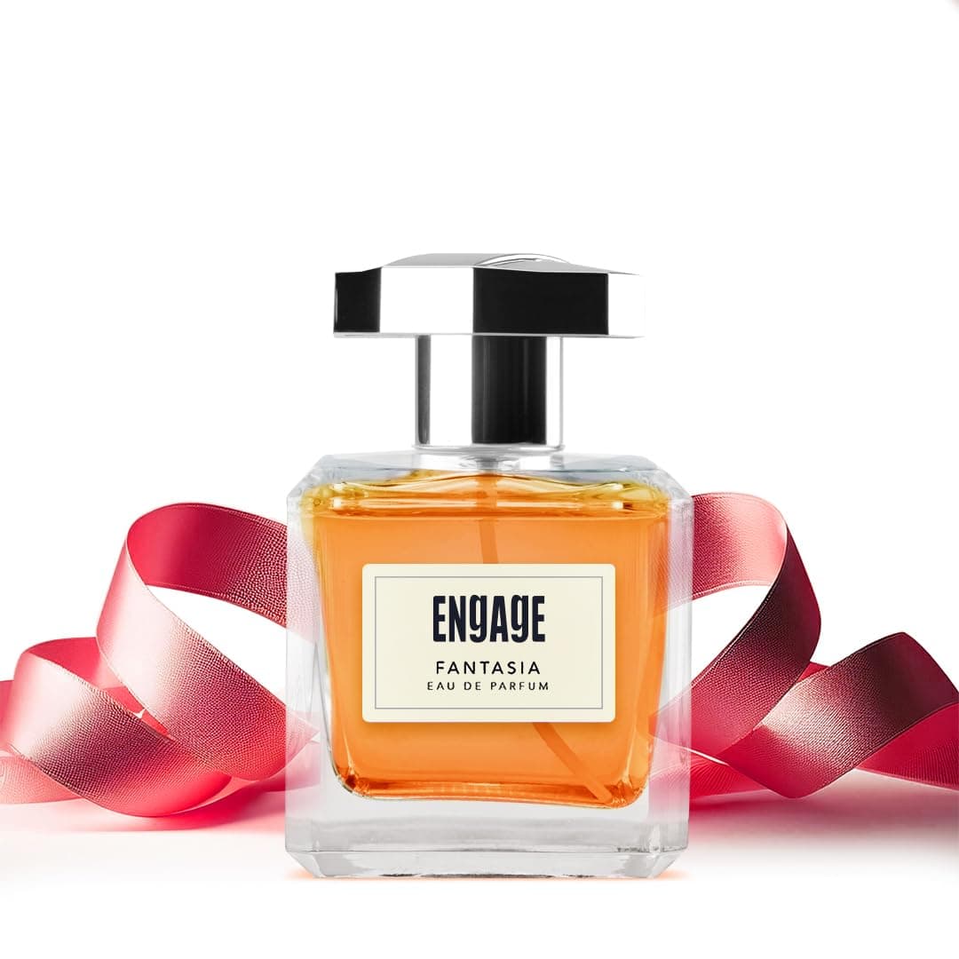 Engage Fantasia Perfume for Women, Long Lasting Perfume, Floral & Spicy Fragrance Scent, for Night Occasions, Gifts for Women, Free Tester with pack, 100ml