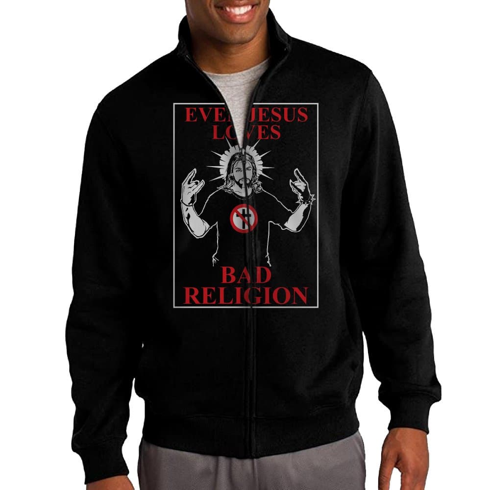 NKK Bad Religion Mens Sports Zipper Jacket