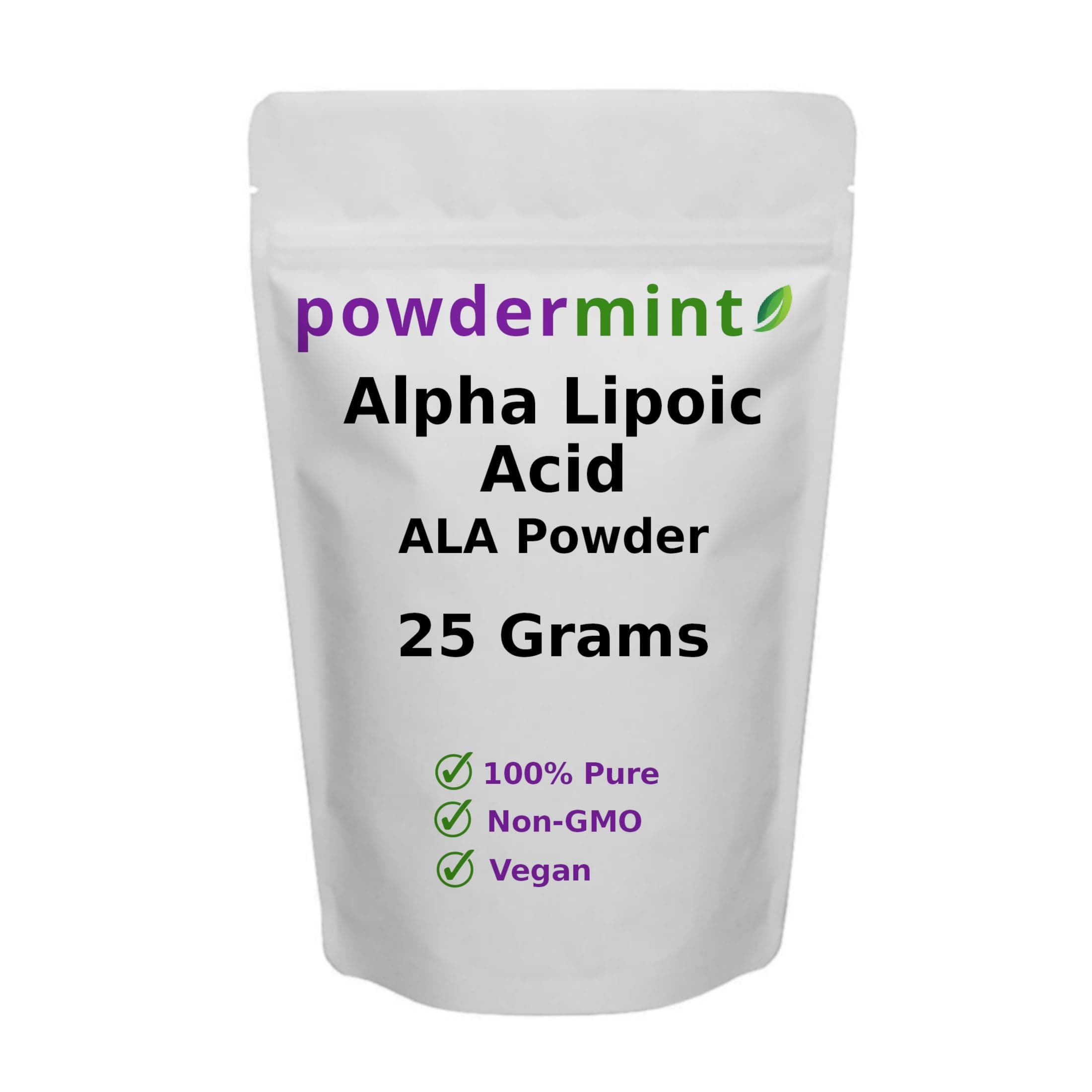 Alpha Lipoic Acid Powder (RS-ALA, Pure ALA) (Multiple Sizes) Antioxidant (ALA Powder) Scoop Included