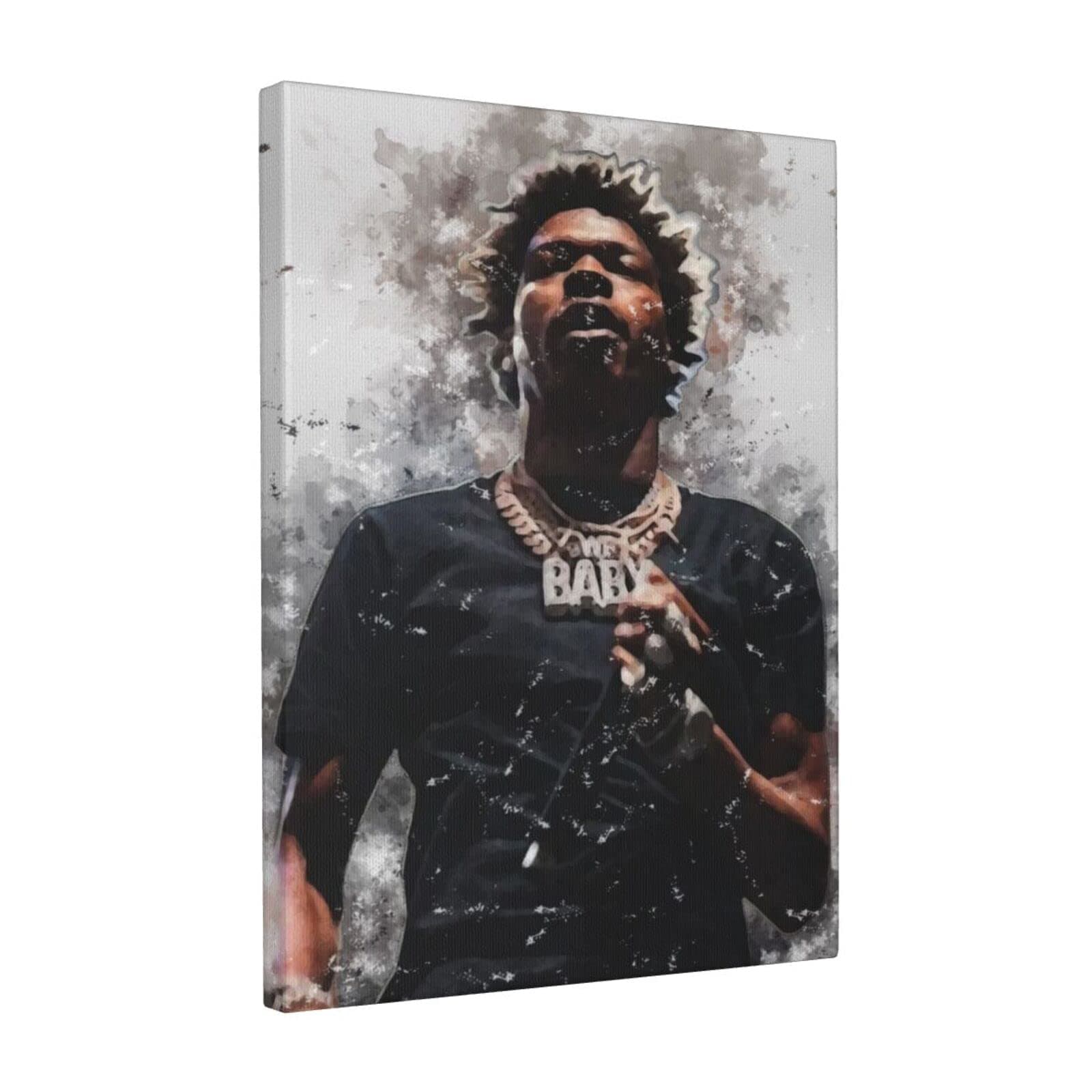 Lil Music And Baby Modern Canvas Printing Art Abstract Landscape Painting Printed On Canvas Wall Art For Home Office Decoration