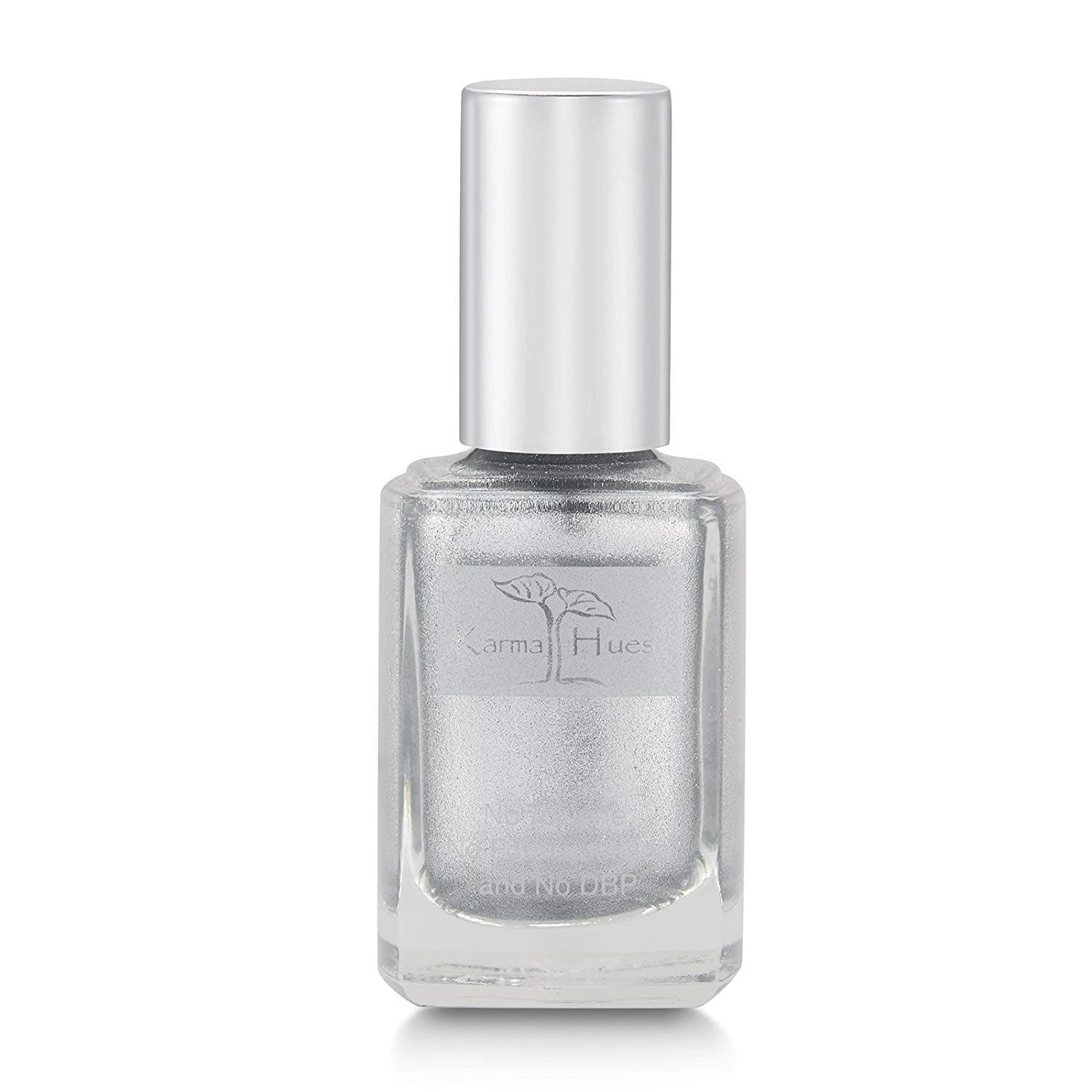 Natural Nail Polish-Non-Toxic Nail Art, Vegan and Cruelty-Free Nail Paint (Snowflakes on 5th)