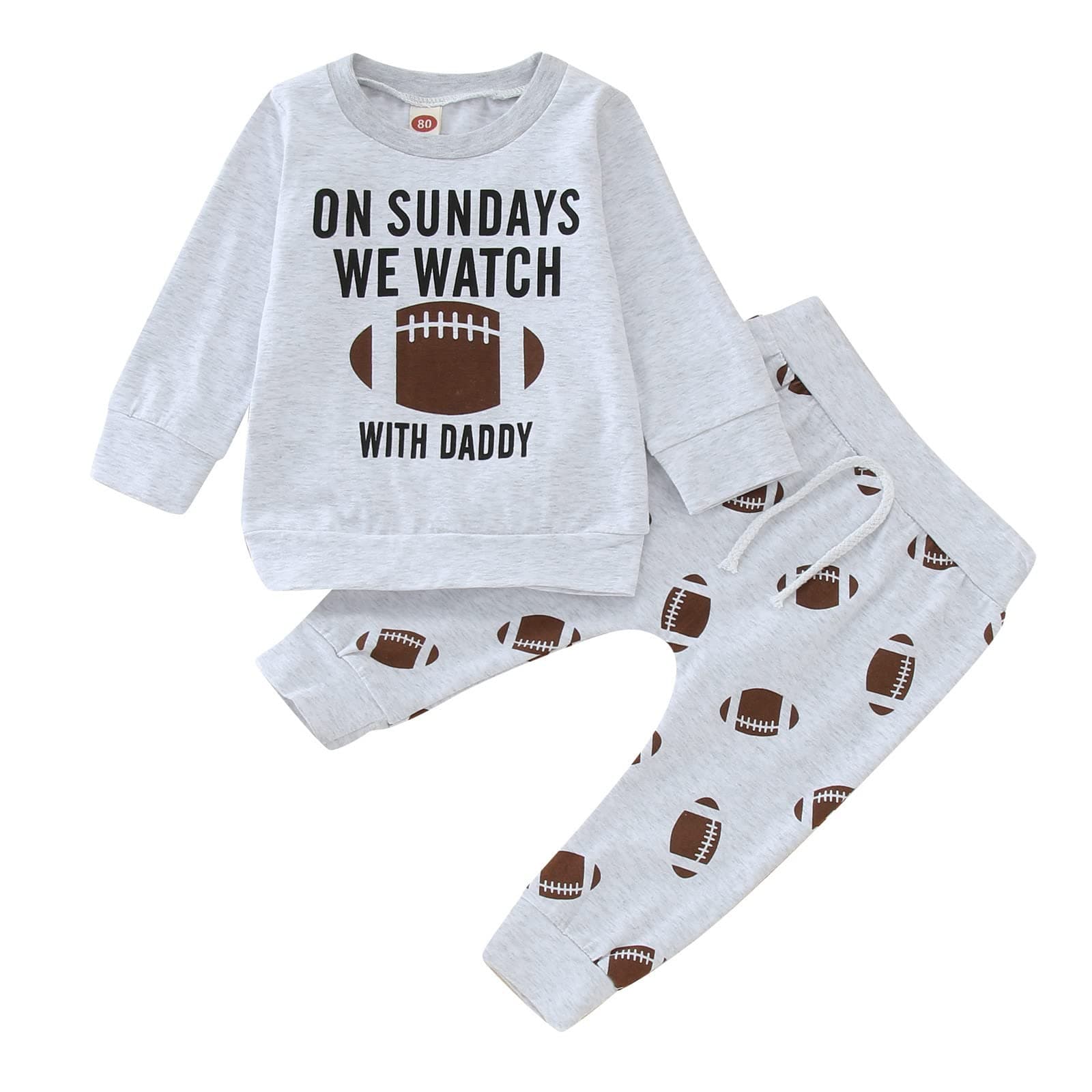 Kadola Huddles And Cuddles Baby Outfit Toddler Boys Girls Long Sleeve Letter Prints T Shirt Tops Pullover Pants Outfits