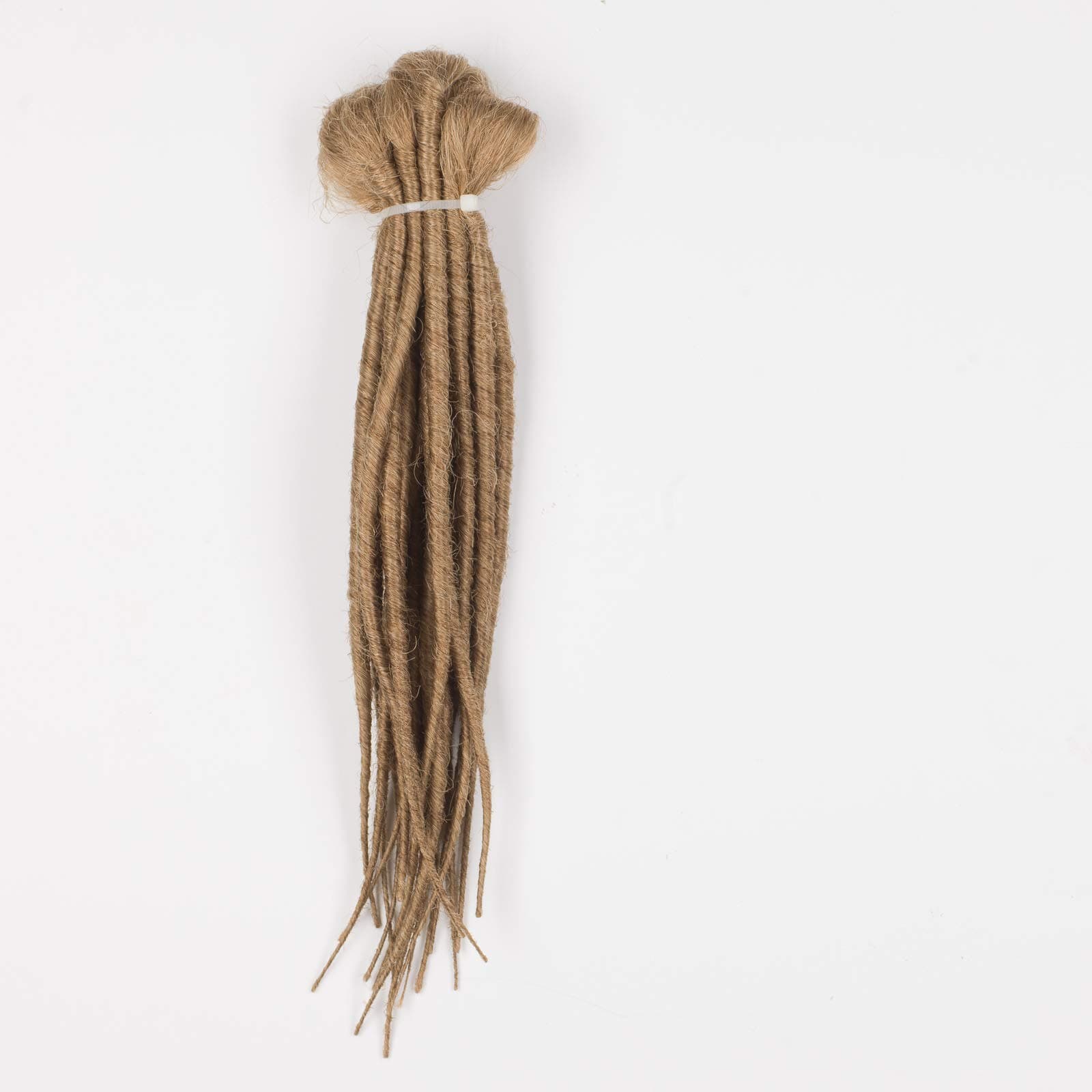 DreadLab - Synthetic Dreadlocks Backcombed Extensions 10 Pack Double Ended (Short - 25cm) (Short 25cm, Golden Blonde)