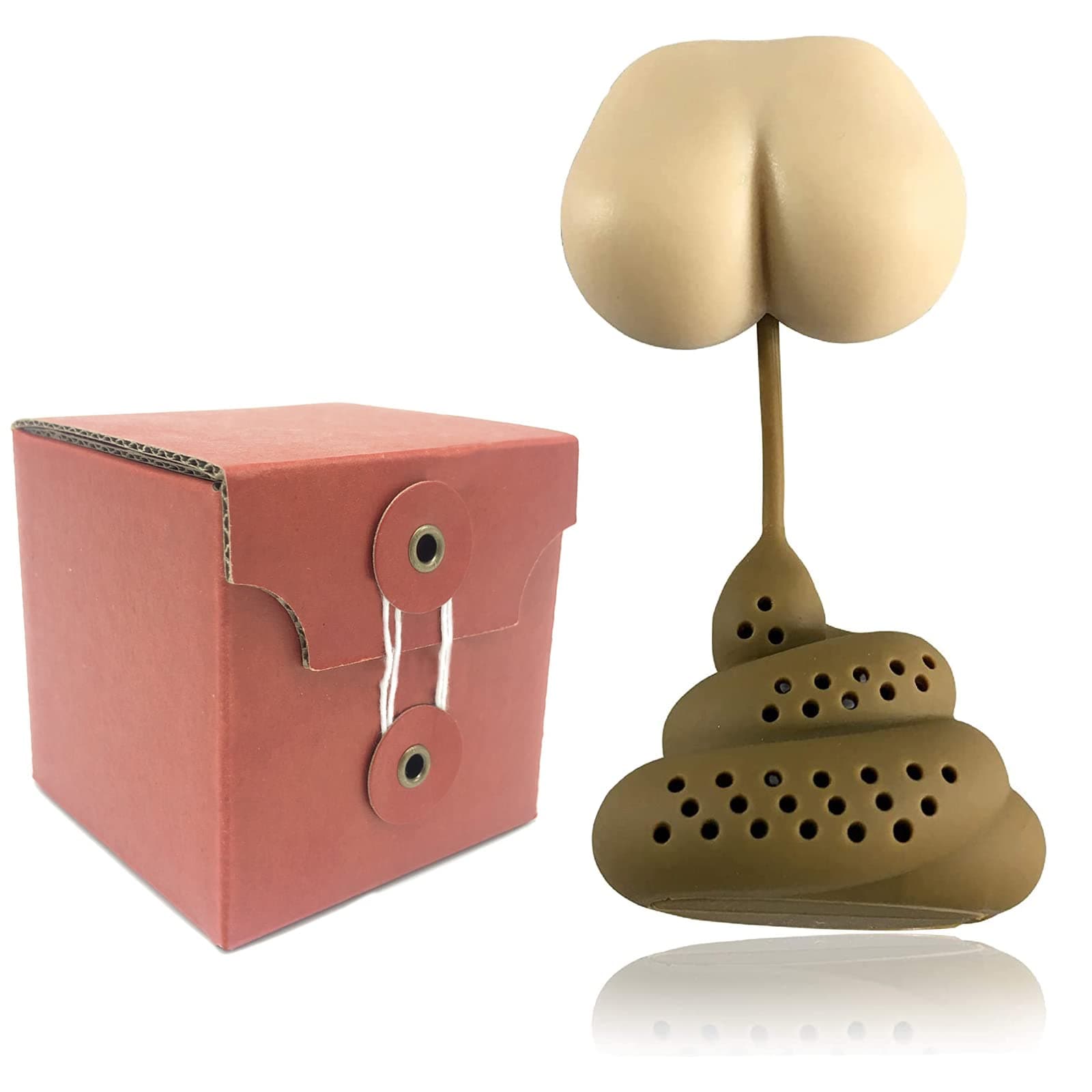 Funny Loose Leaf Tea Infuser Ball, Food Grade Silicone Stool Shape Hot Tea Infuser Tea Strainer Ball Filter