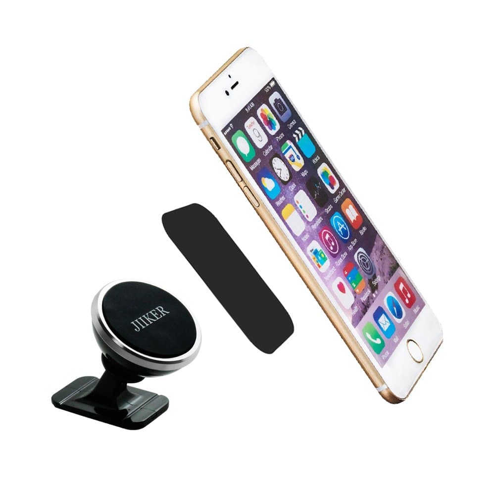 Car Phone Holder On Dashboard Magnetic Car Mount Holder for Cell Phones (Silver)